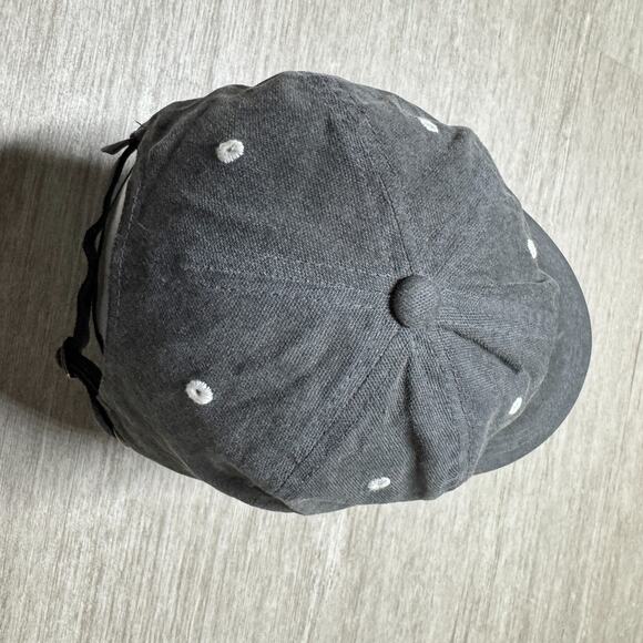 Stussy Basic Low Pro Cap Hat Washed Charcoal Script Logo - Picture 5 of 6